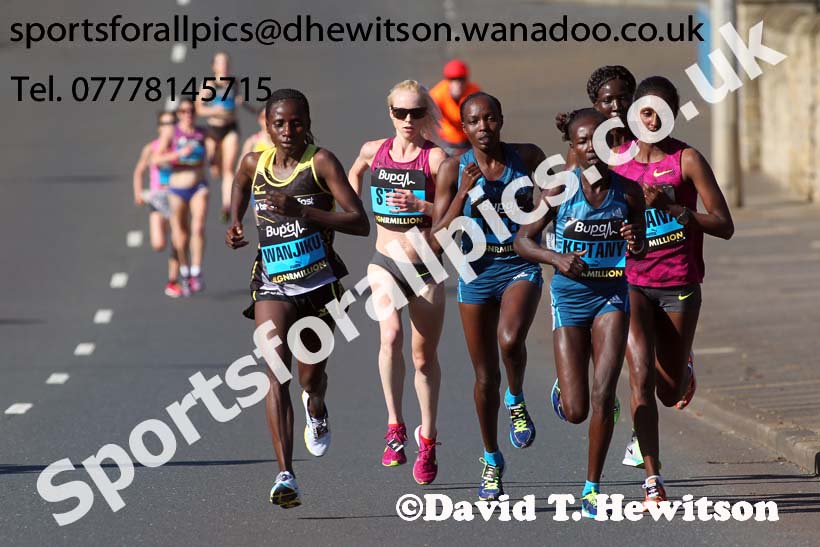 Womens 2014 BUPA Great North Run. Photo: David T. Hewitson/Sports for All Pics